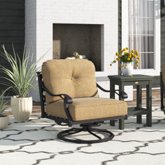 Wayfair swivel online rocker patio chairs